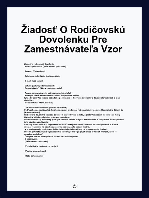 infografika o právach zamestnancov na rodičovskej dovolenke