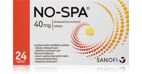 Balenie lieku No-Spa tablety