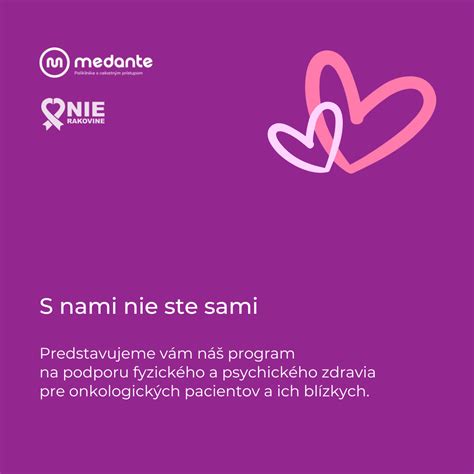 podpora pacientov v onkologickej liečbe