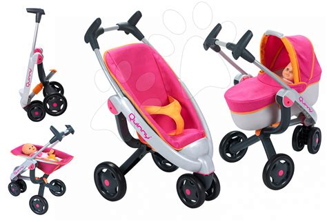 Rôzne typy kočíkov pre bábiky: hlboký, športový, kombinovaný