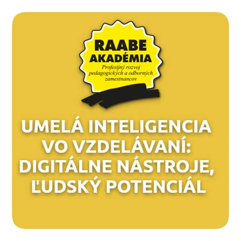 Umelá inteligencia a digitálne nástroje vo vzdelávaní