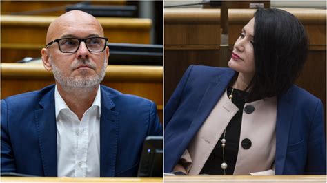 Portréty politikov Richarda Sulíka a Jany Bittó Cigánikovej