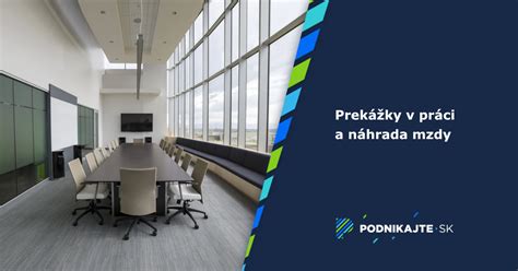Zákonník práce a prekážky v práci