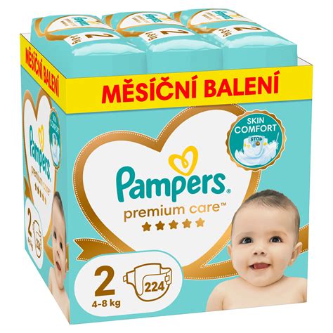 Porovnávacia tabuľka balení Pampers Premium Care 2