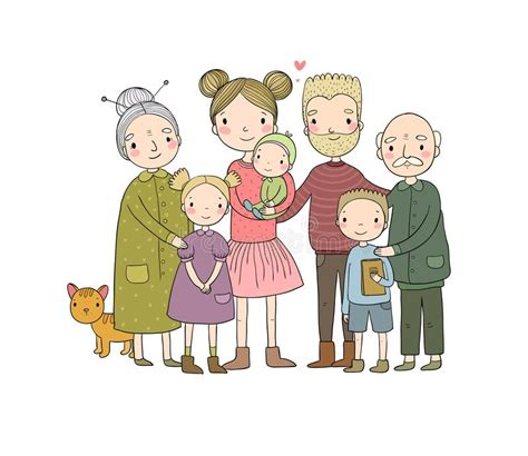 ilustračný obrázok novorodenca a rodiny