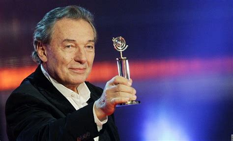 Karel Gott with Zlatý Slavík awards