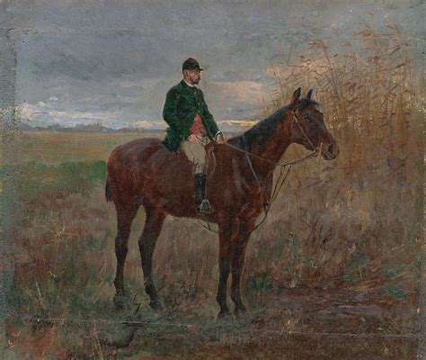 Zobrazenie legendárneho hunského jazdca na koni v stepiach