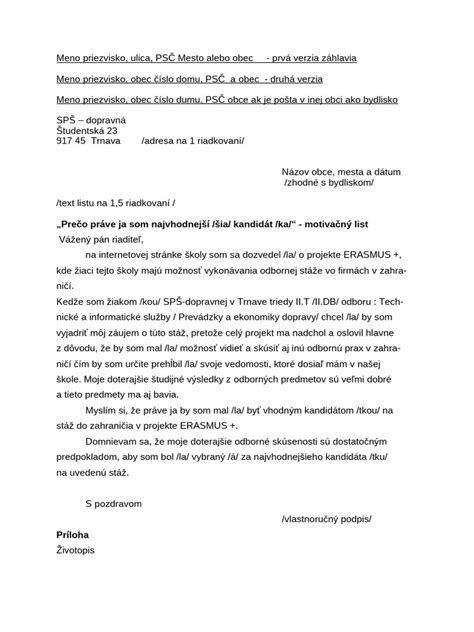 Vzor krstného listu