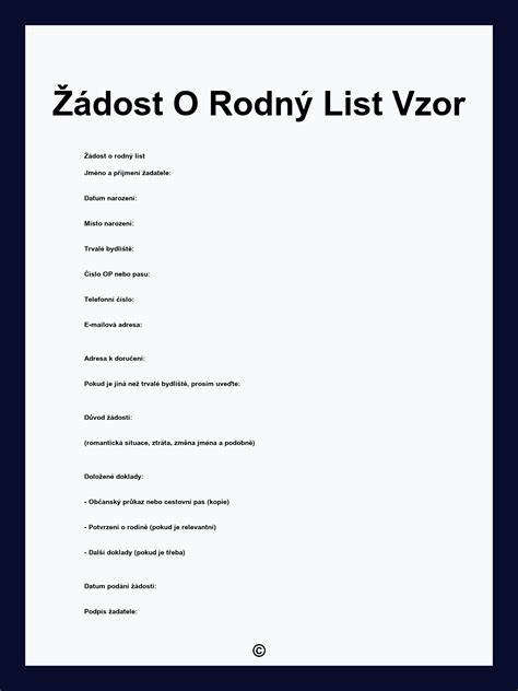 Ukážka Rodného listu