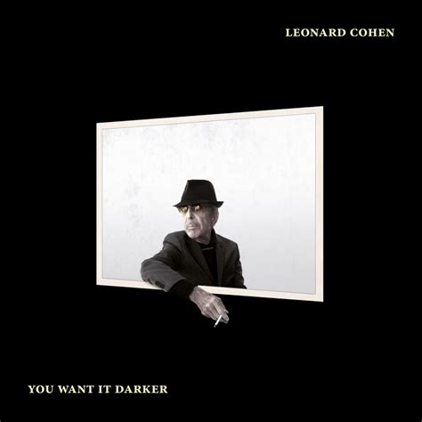Leonard Cohen - You Want It Darker album cover