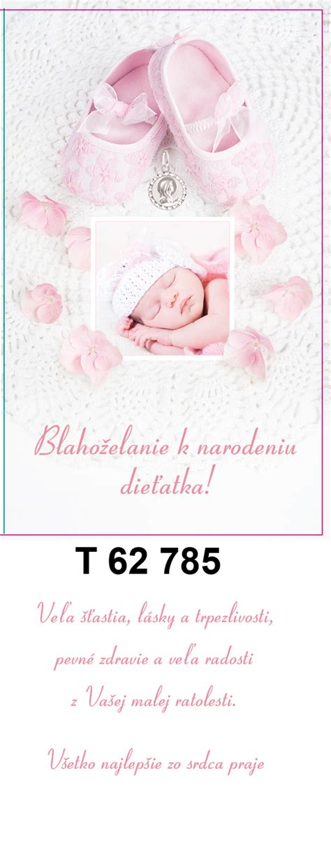 Dizajn gratulačnej karty k narodeniu
