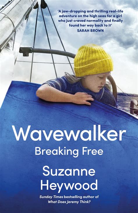 Mladá Suzanne Heywood na palube lode Wavewalker