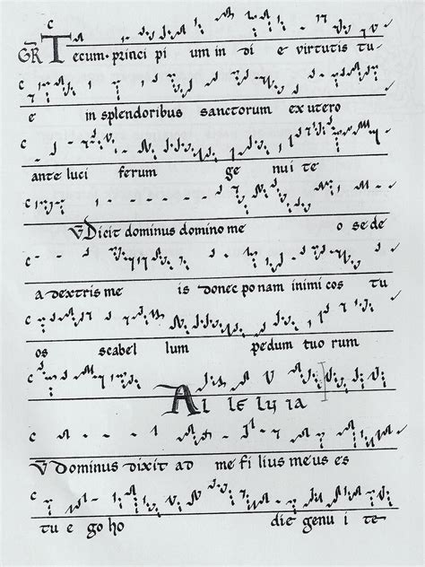 Ancient liturgical chant manuscripts