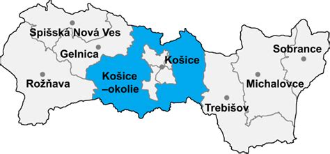 Konfesionálna mapa Košického kraja