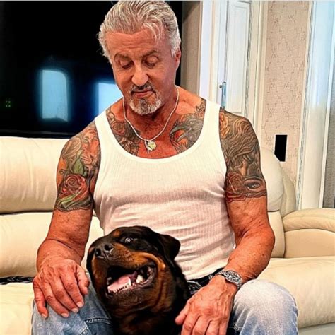 Sylvester Stallone s psom Butkusom