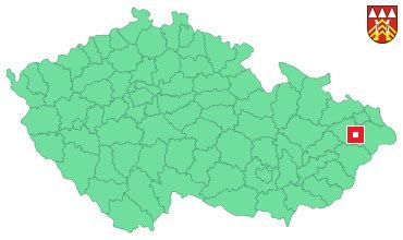 mapa mesta Příbor s vyznačeným rodným domom Sigmunda Freuda