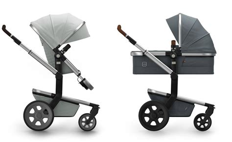 Detail rukoväte a prešívania na kočíku Joolz Day Quadro.