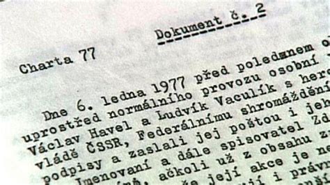 Charta 77 dokument