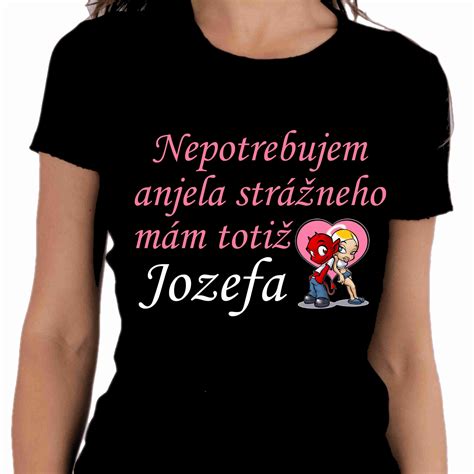 Personalizované tričko s menom