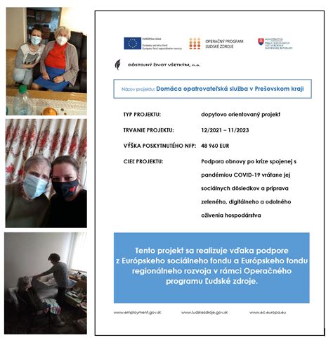 Opatrovateľská služba a podpora
