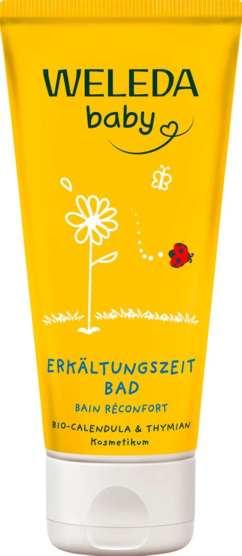 Produktový rad Weleda Nechtík pre bábätká: Kúpeľ, Olej, Krém