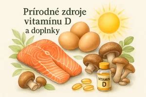 Infografika: Zdroje a účinky vitamínu D