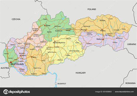 Mapa Slovenska s označením oblastí s najväčším dopytom po miestach v MŠ