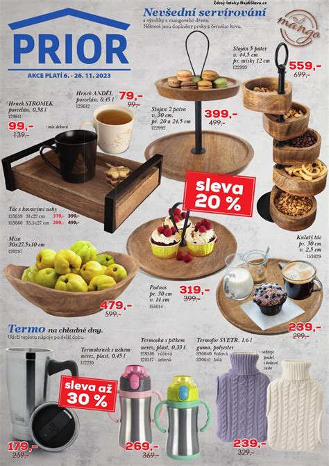 Propagačný leták štátneho obchodu Prior