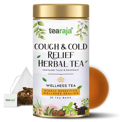 Herbal tea ingredients for cold relief