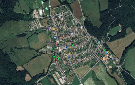 Mapa občianskej vybavenosti v mestskom prostredí