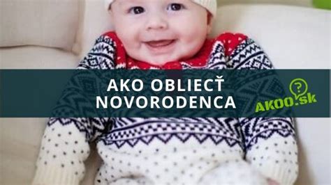 Infografika: Ako správne obliecť novorodenca podľa teploty