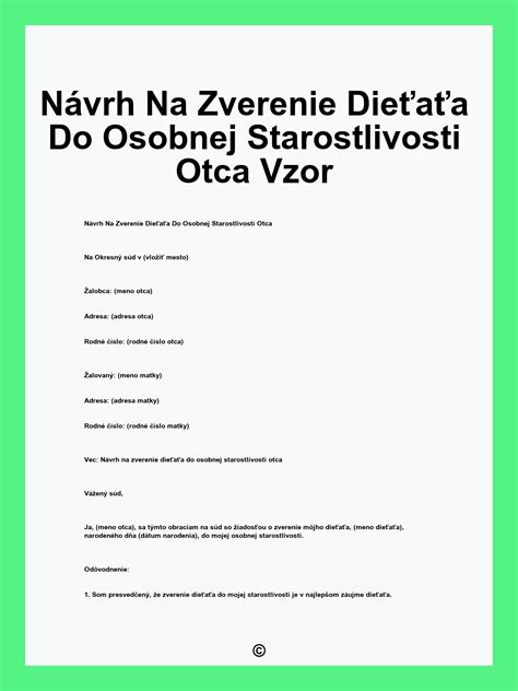 Schéma súdneho procesu pre zverenie dieťaťa do starostlivosti