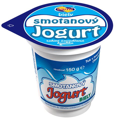 biely plnotučný jogurt