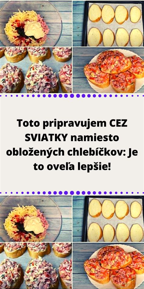 Výber nízkosacharidových obložených chlebíčkov