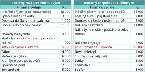 Rodinný rozpočet a rozdelenie nákladov v domácnosti