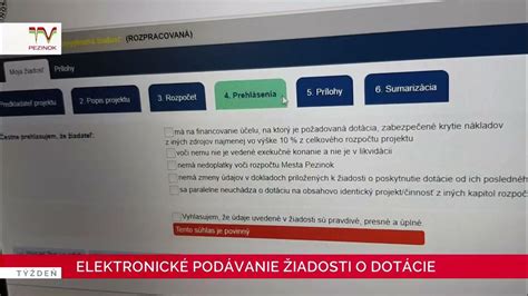 Elektronické podávanie žiadosti
