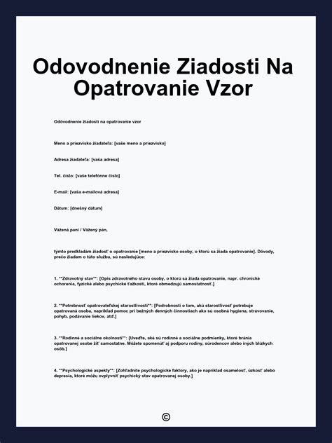 Schéma procesu žiadosti o príspevok na opatrovanie