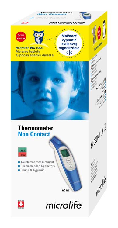 Microlife NC 100 bezdotykový teplomer s displejom