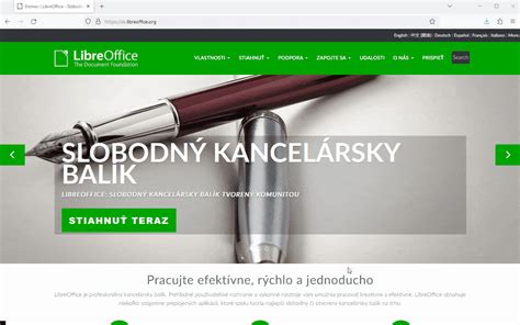 Webstránka s ponukami opatrovateliek