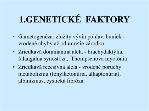 Schéma vzniku vrodených chýb: genetické, environmentálne a kombinované faktory