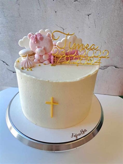 Torta na krst s motívom kočíka