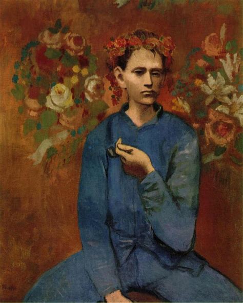 Picasso - Chlapec s fajkou (Ružové obdobie)