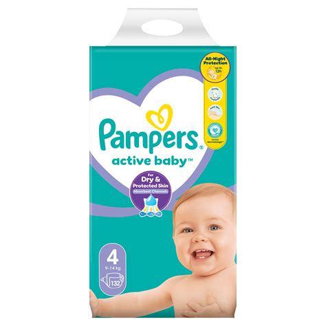 Pampers Active Baby balenie veľkosť 4