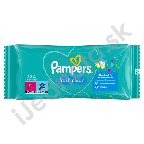 Pampers Fresh Clean vlhčené obrúsky balenie