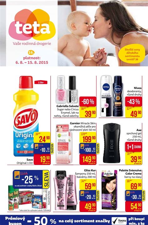 Akčný leták Teta Drogérie s Pampers