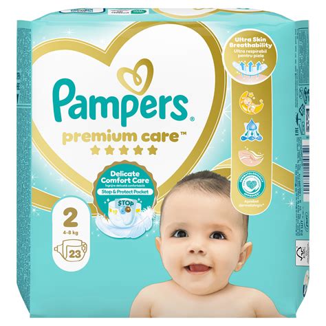Plienka Pampers Premium Care s indikátorom vlhkosti