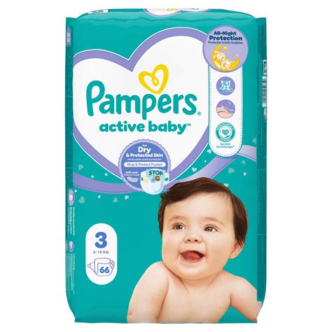 Plienky Pampers Active Baby 3 Midi v akcii