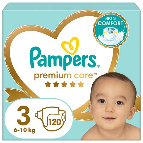Pampers Premium Care diaper packaging