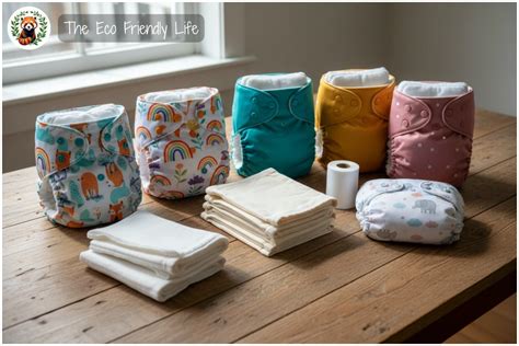 modern cloth diapers in various patterns