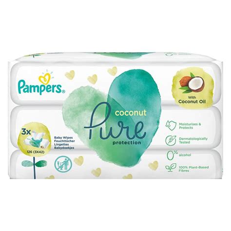 Porovnanie vlhčených obrúskov Pampers Pure a Coconut Pure